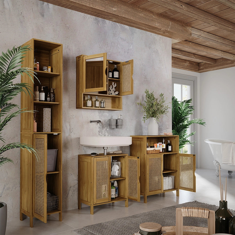 Vicco mobiletto bagno Bambù 60 x 80 cm