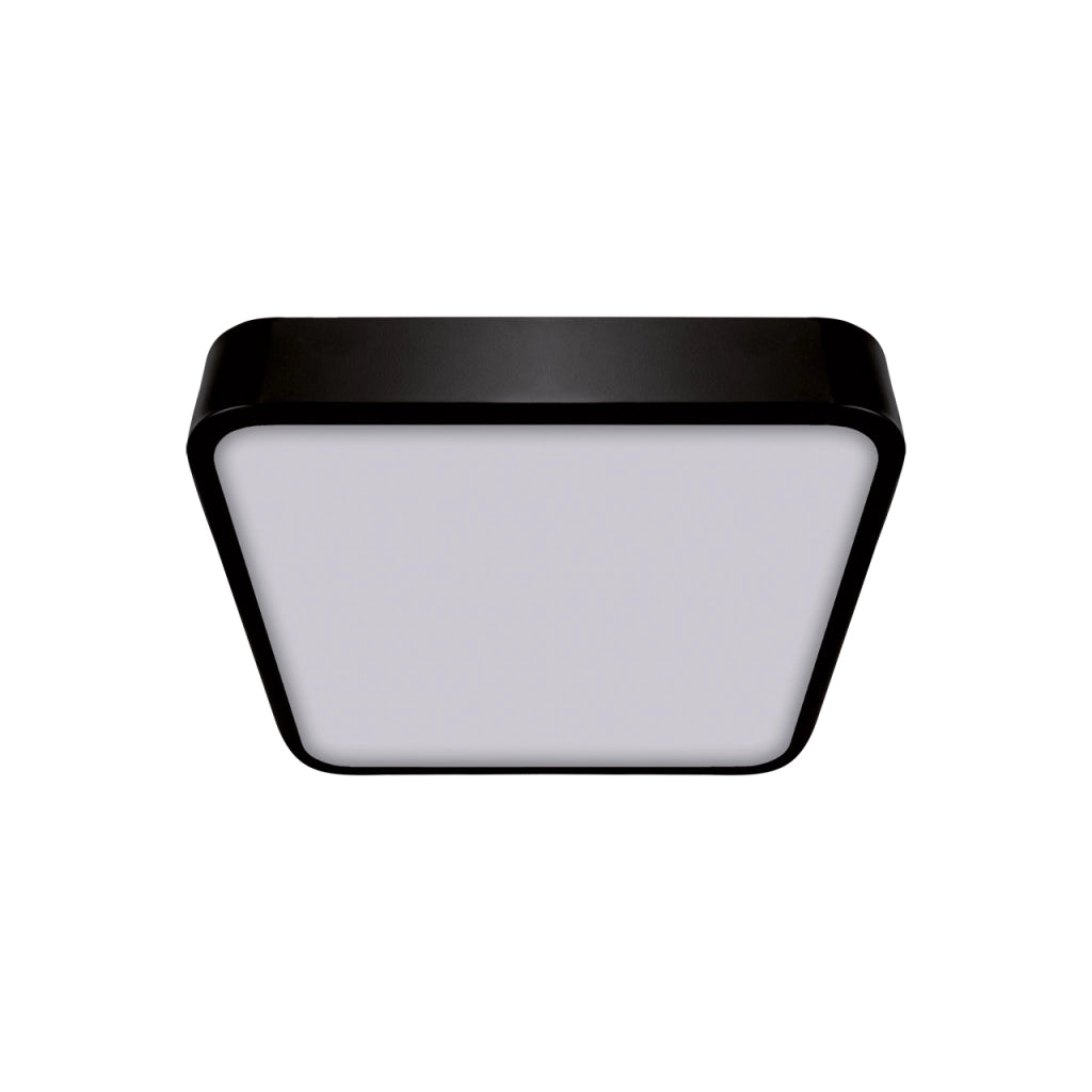 Plafoniera LED Struhm Totem quadrata 30cm nera 16W
