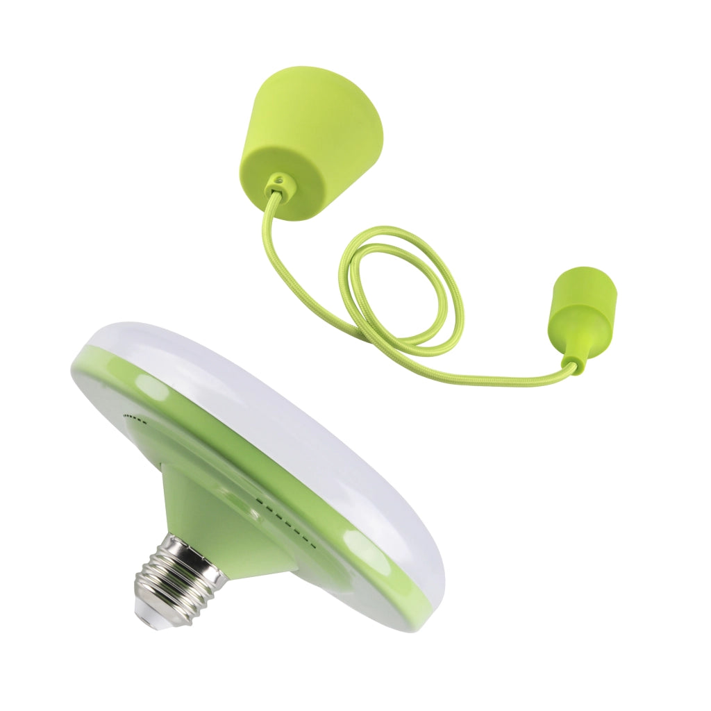 Lampada a sospensione KIKI verde E27 LED 10W Polux