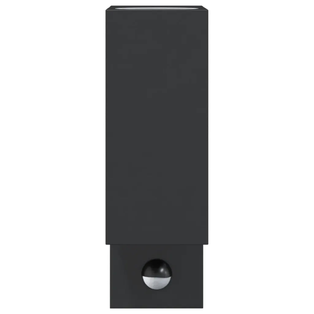 Applique con Sensore Nera in Alluminio Pressofuso 4006308