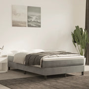Struttura Letto a Rete a Molle-Giroletto Grigio Chiaro 120x200 cm Velluto 824537