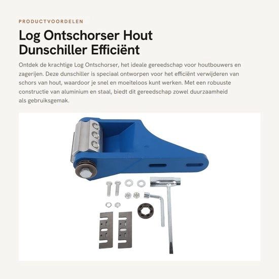 Ontschorser per Legna - Dischillatore per Legno - Efficiente Dischillatura di Legno - In Alluminio e Acciaio - Per Costruttori di Legno e Falegnameria - Dischillatore per Legna