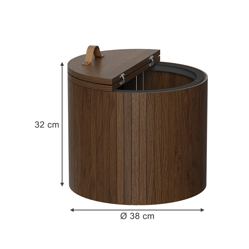 Vicco Tavolino Noce 38 x 38 cm