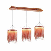 Lampadario LED Milagro Cascata ML3799 rame 3 luci 3000K