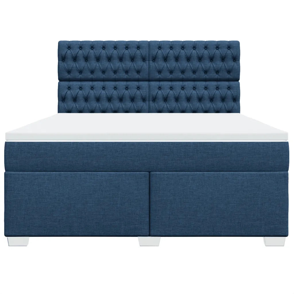 Giroletto a Molle con Materasso Blu 180x200 cm in Tessuto 3290580