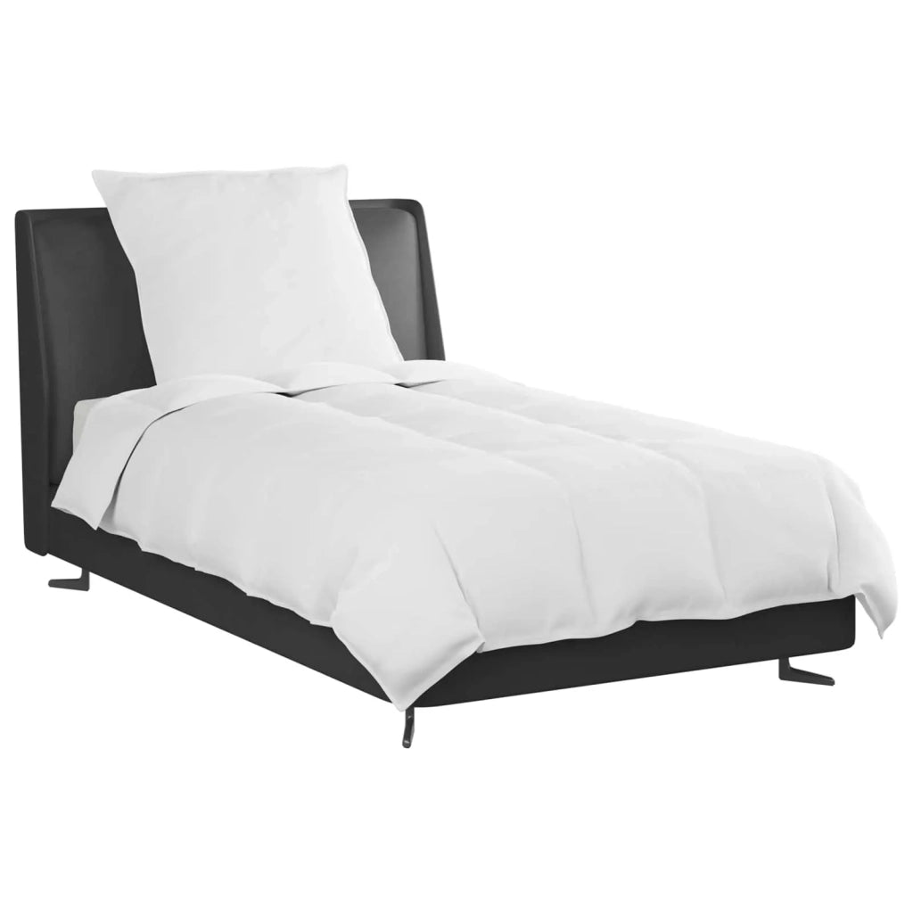 Piumone | Duvet Invernale con cuscino 2 pz Bianco Piuma d'anatra