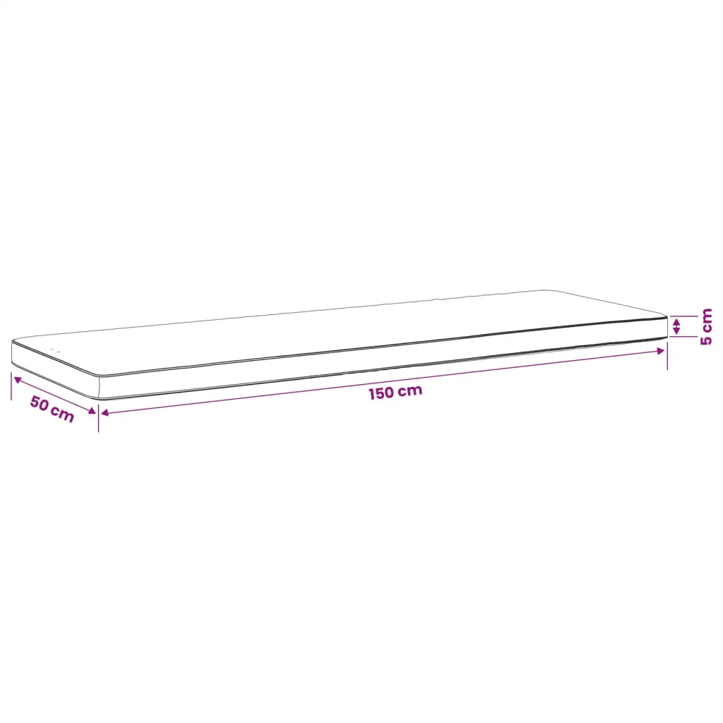 Cuscini per Panchina a 2 Pezzi VUGHT 2 pz 100% Poliestere 952041
