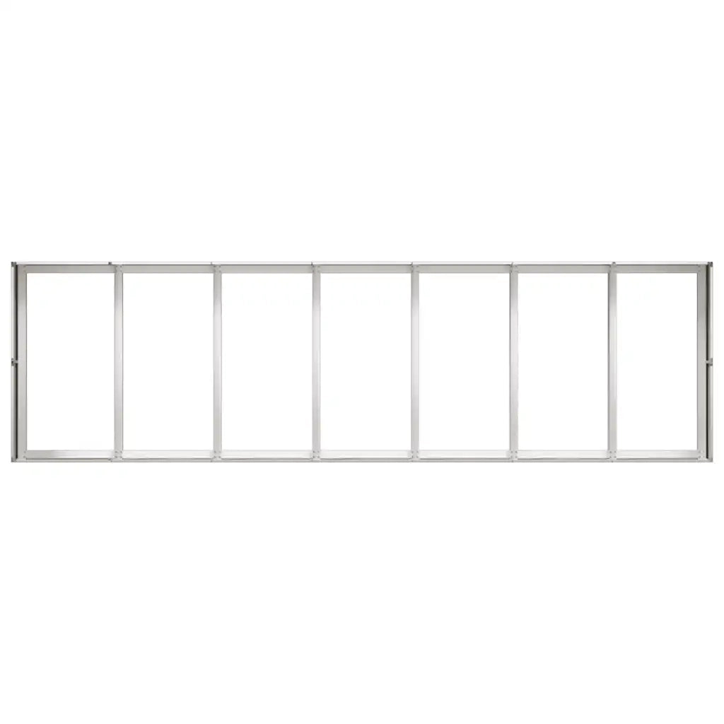 Fioriera 280x80x40 cm in Acciaio Inox