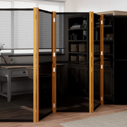 Divisorio Ambienti | Divider per stanze | Paravento a 6 Pannelli Nero 420x180 cm