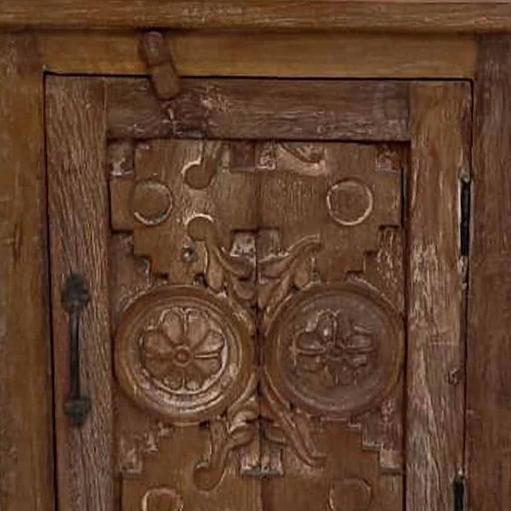Comodino in legno fatto a mano48x28x64h cm