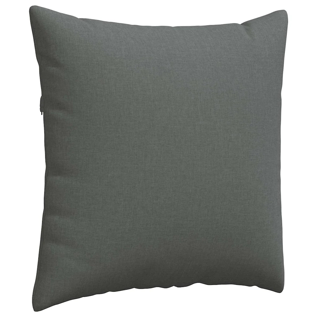 Cuscini da Divano 2 pcs Grigio scuro 80 x 80 cm Tessuto 42014041