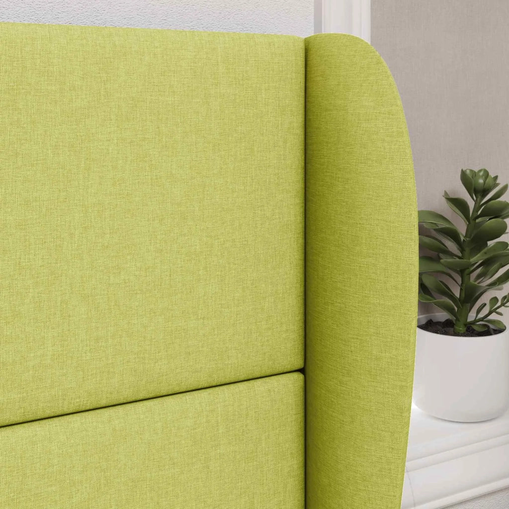Orecchia della Testata Verde 80 x 23 x 6 cm Tessuto 346563