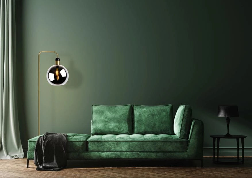Lucide JULIUS lampada da terra nera oro E27 25W 158cm