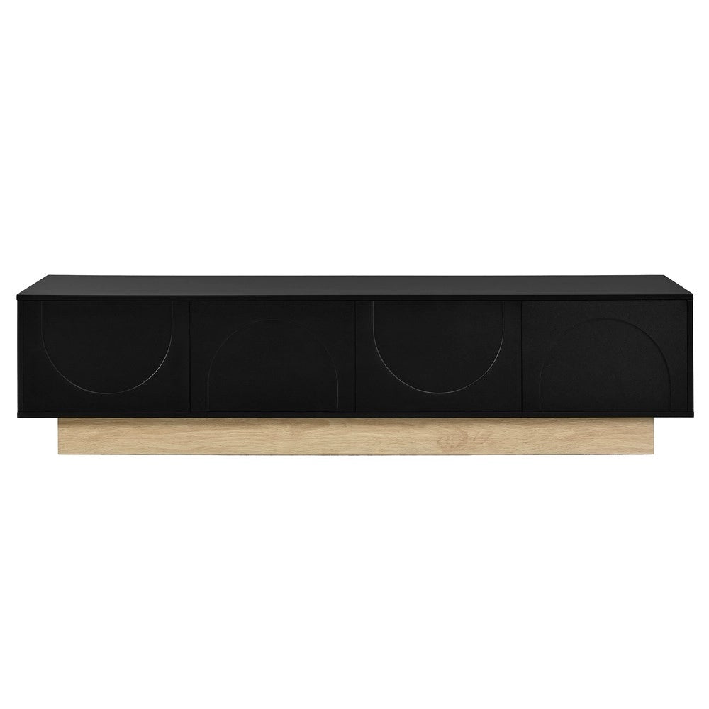 Mobile TV ¨C Xylo ¨C Nero, Legno, 175 cm
