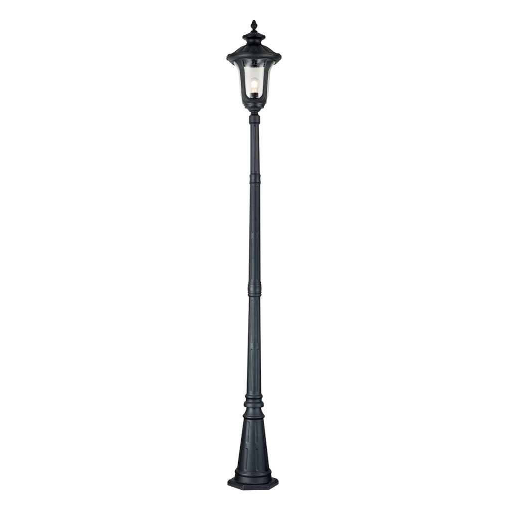 Lanterna giardino Chicago nera E27 60W IP44 Elstead