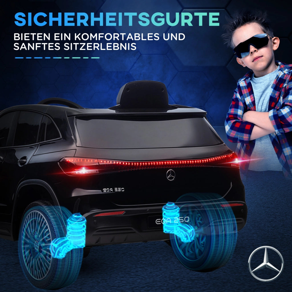 Auto elettrica per bambini Mercedes-Benz EQA ¨C Minimal ¨C nero