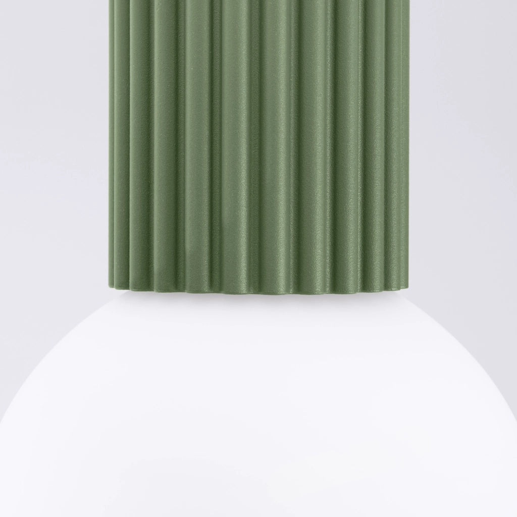 Lampada da soffitto HALO verde oliva IP44