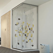 Box doccia 90x100CM H198 trasparente mod. Evolution