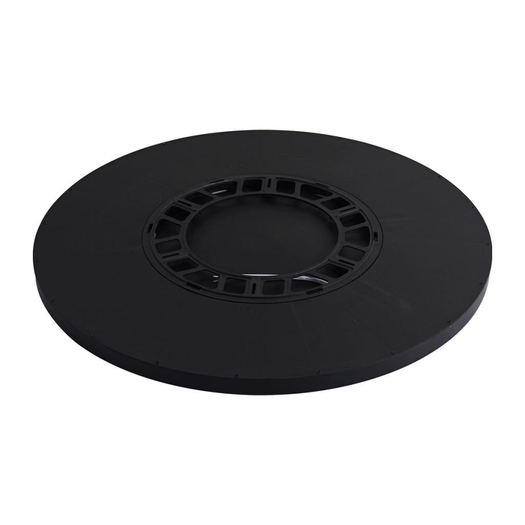 Plafoniera LED moderna nera tonda 60cm CCT 50W Light Prestige