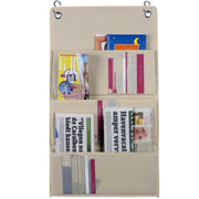 Trade Shop - Portariviste Organizer Da Appendere Con 3 Tasche E 2 Ganci Per Armadi Cabine -