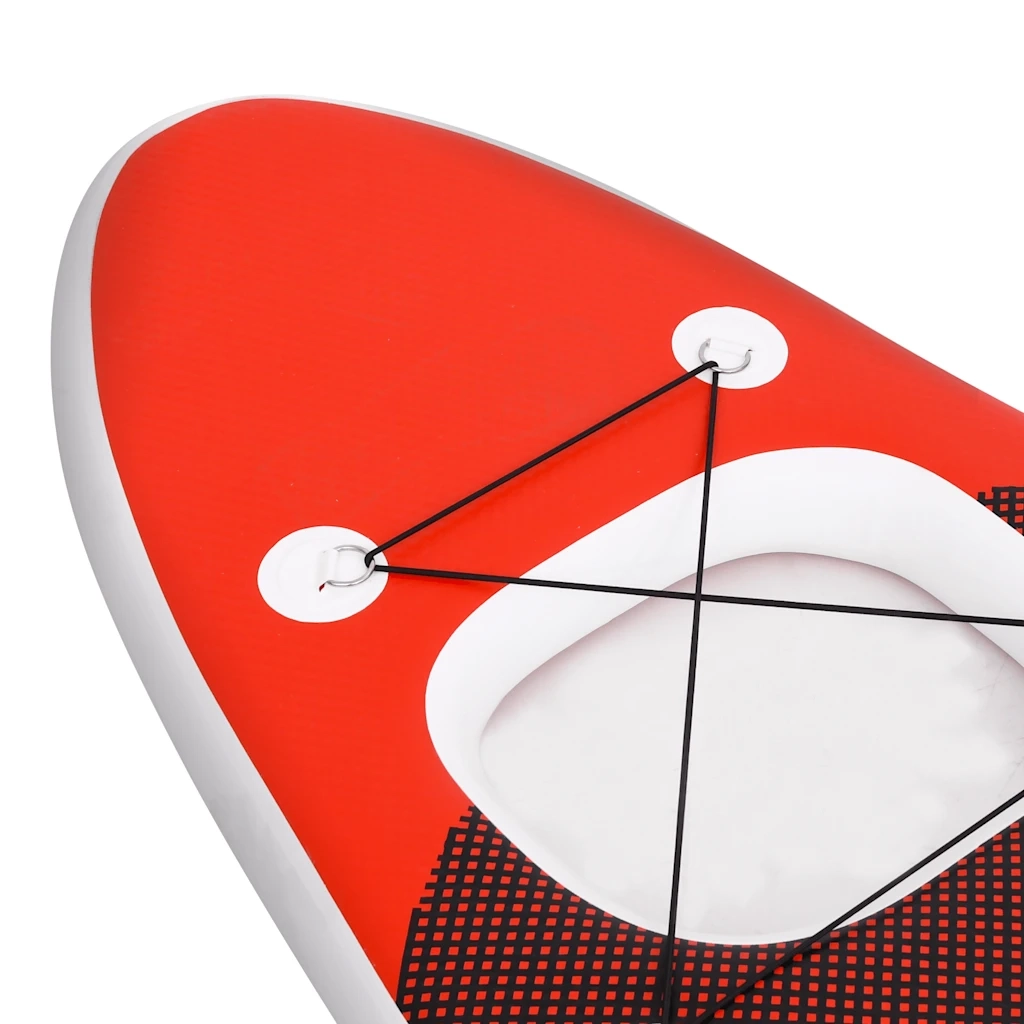 Set Tavola da SUP Gonfiabile Rosso 360x81x10 cm 93390