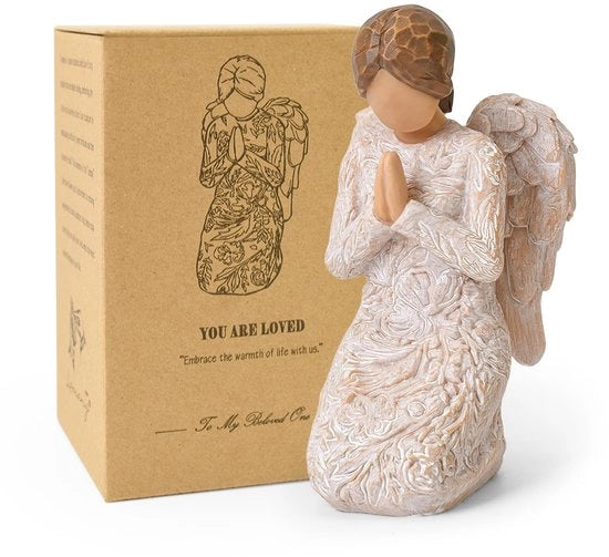 Decorazione religiosa per casa - Standalone - Figurina in cerimonia di battesimo - Prima comunione - Decorazione per casa - Manufatto dipinto a mano - Statua per casa - Figurina