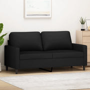 Divano a 2 Posti-Sofa 2 Posti Nero 140 cm in Velluto 737585
