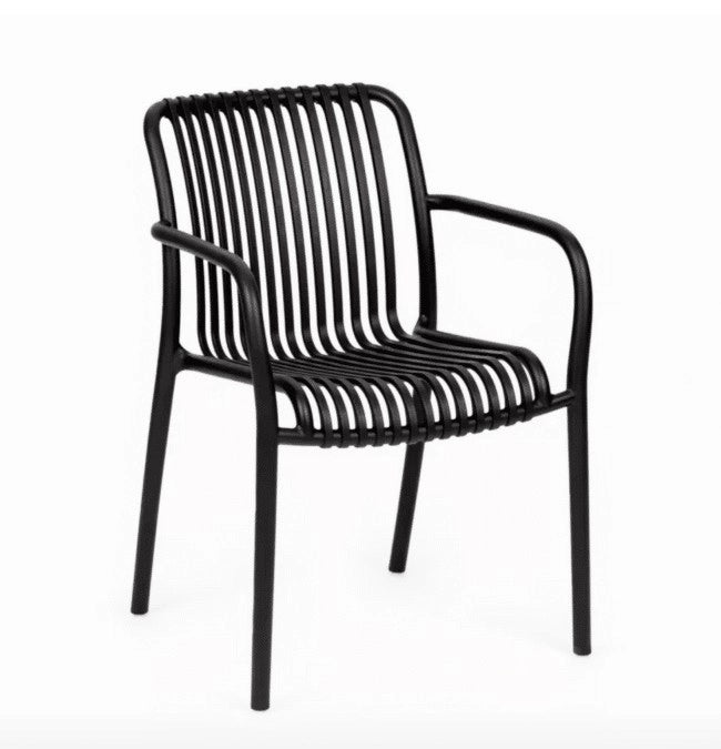 SEDIA NIVES PLP NERO 58x42 h. 81cm - BIACCHI E