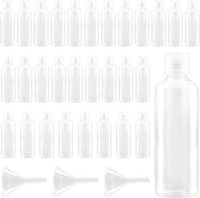 Flessa da viaggio trasparente - 100 ml - Riciclabile