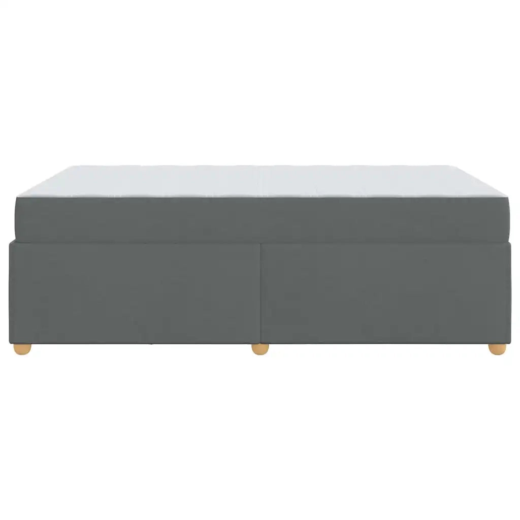 Struttura del letto-Giroletto Grigio scuro 120 x 190 cm Tessuto 222450