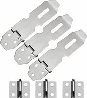 Slot per porta - RVS - 3 pezzi - Argento - Finestra - Cassetto - Accessori di montaggio - Adatto per gabbia per animali domestici - 3 pollici - Utilizzabile solo all'interno.