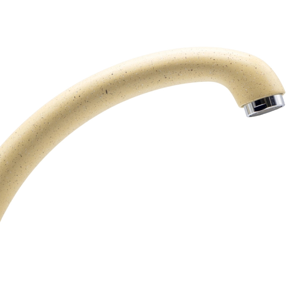 Ogomondo set 2 pezzi miscelatore avena 1 oslo orientabile in ottone per lavello cucina