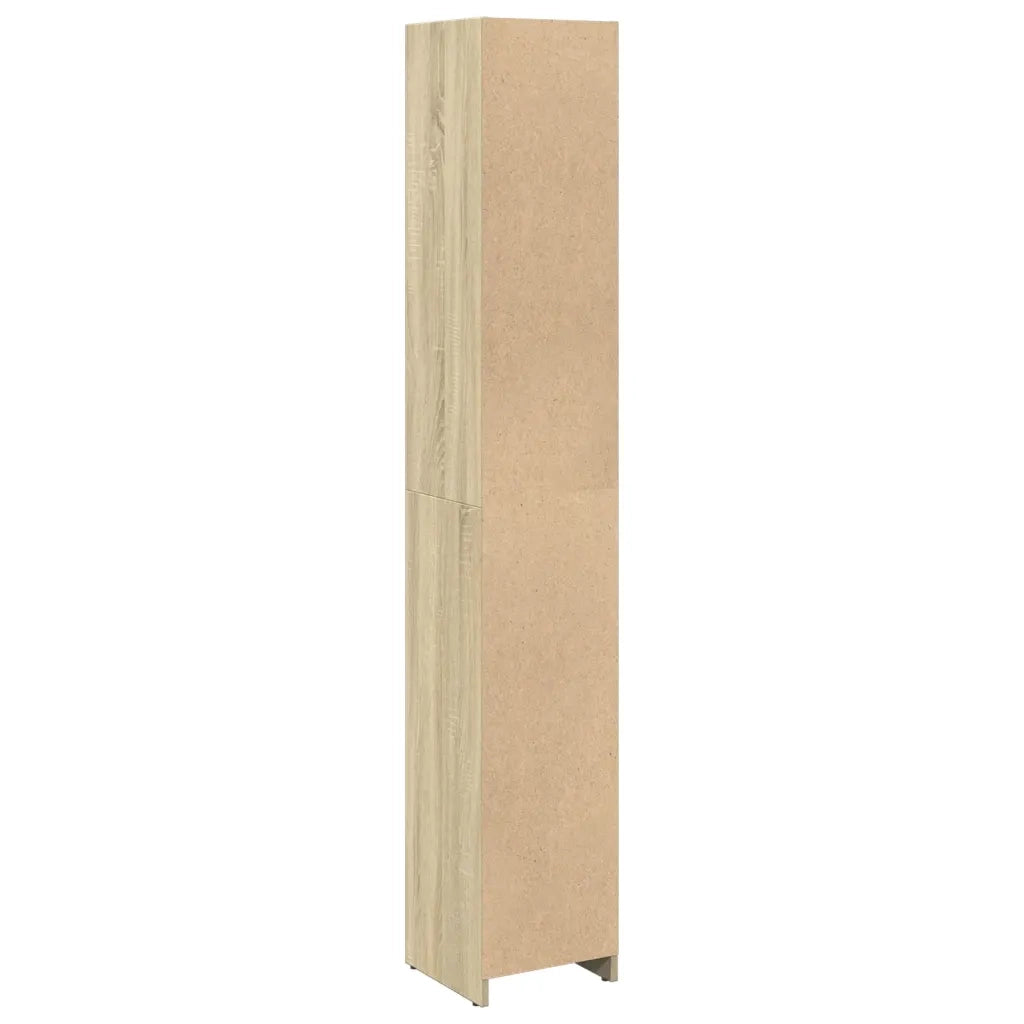 Mobile da Bagno Rovere Sonoma 30x30x183,5 cm Legno Multistrato 849608