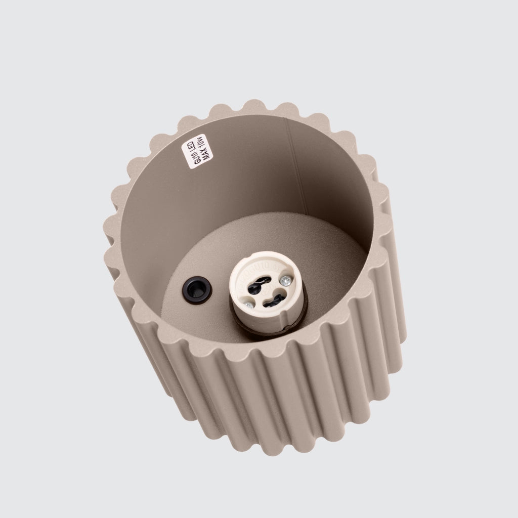 Lampada da soffitto AURA 1 taupe GU10