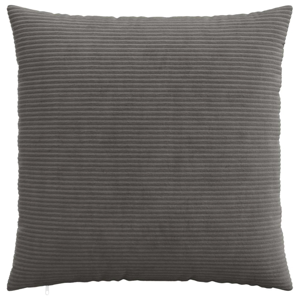 Federa 2 pcs HEERLEN Grigio Scuro 80 x 80 cm corduroy 913583