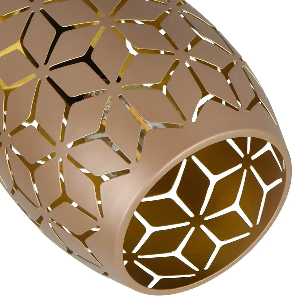 LÚZETE - APPLIQUE DA PARETE 1 LUCE METALLO COFFEE E14 BIRKITA