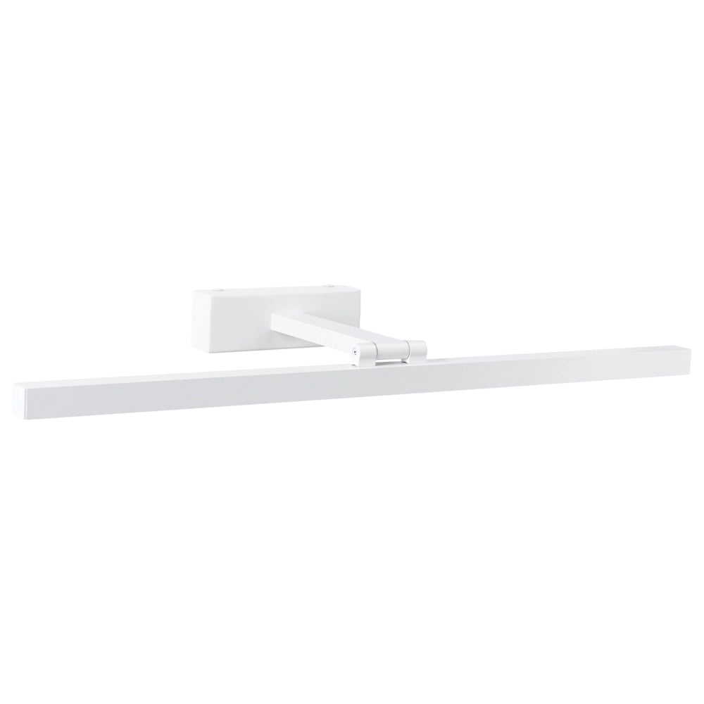 Lampada specchio luce bianco polvere rivestito LED metallo orizzontale bagno soggiorno moderno lampada da parete