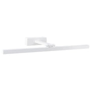 Lampada specchio luce bianco polvere rivestito LED metallo orizzontale bagno soggiorno moderno lampada da parete
