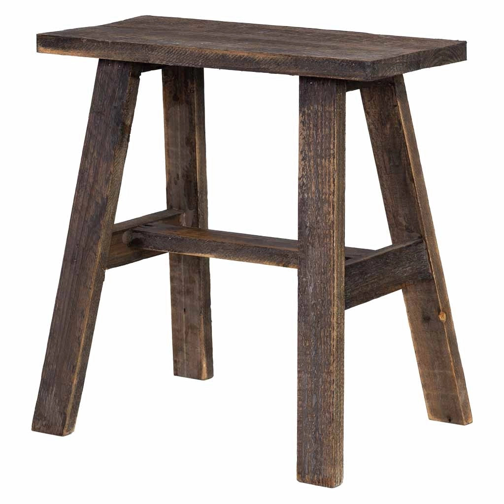 Sgabello in legno 42x28x43h cm