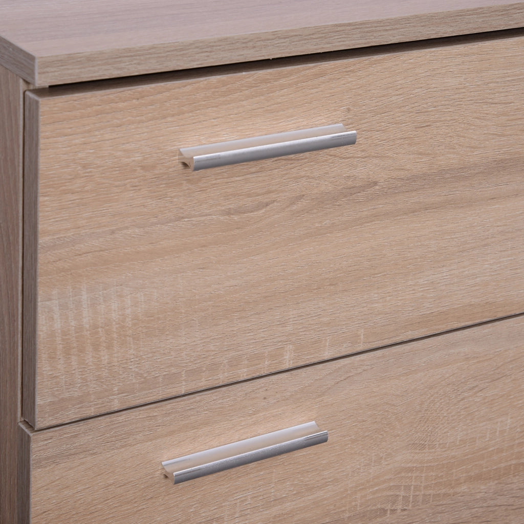 Armadio Guardaroba con Specchio e Scarpiera ¨C Minimal ¨C Quercia 90x21.5x116cm