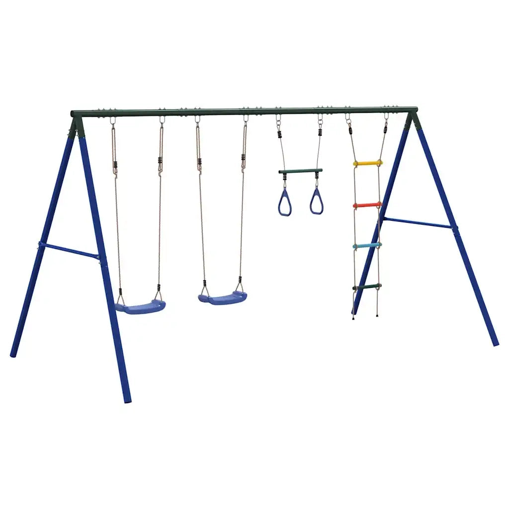 Set Gioco da Esterno con Altalene Trapezio e Scala CFW3178596