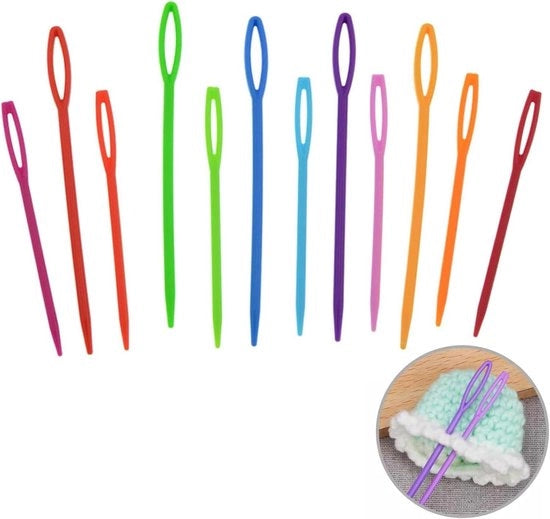 Nainaaldi plastiche per bambini - Colori vari - 7cm e 9cm - 60 pezzi
