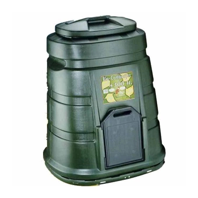 Sirsa Compostiera Bio 300 L 84x68x105 cm Doppio Sportello Plastica Riciclabile 100% per Giardino
