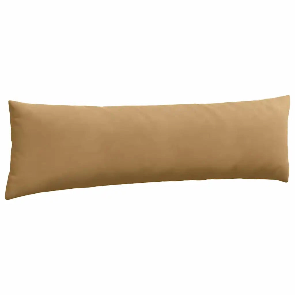 Cuscini da Divano 2 pz-Set di 2 Cuscini per Sofa Marrone 145 x 40 cm Tessuto in Cords