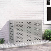 Copertura per condizionatore d'aria Argento 110 x 50 x 80 cm 865908