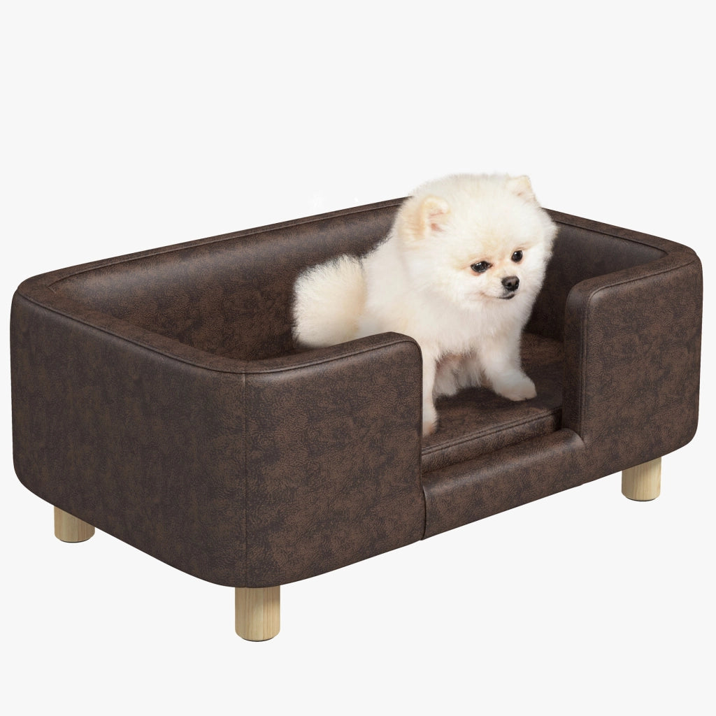 Divano per cani ¨C Minimal ¨C 74x48,5x31 cm marrone
