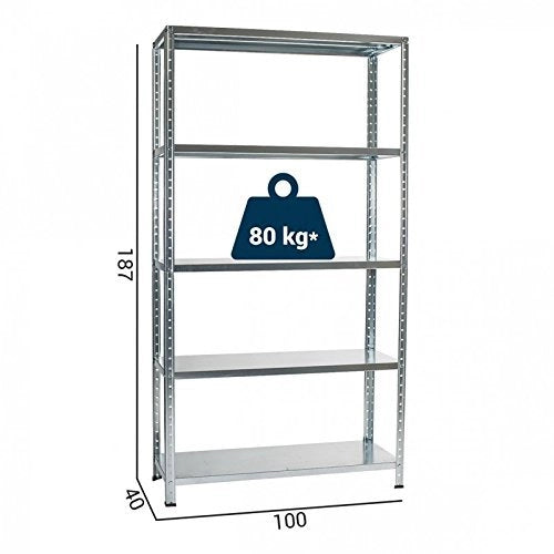 Scaffale in Kit 100x40x87 cm