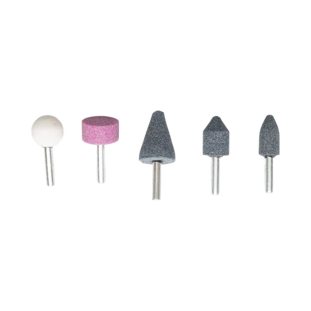 Set di 5 pietre abrasive con gambo da 6 mm Crownman