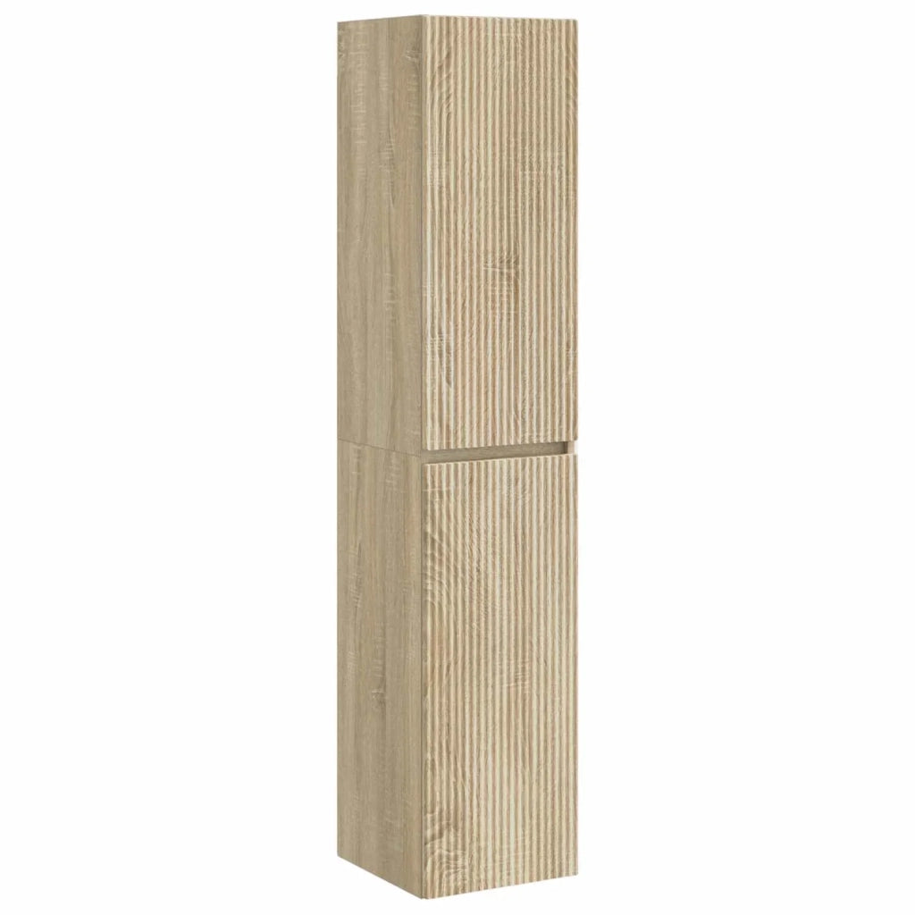 Set di mobili per il bagno 5 pz Rovere Sonoma 3407281