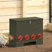 Feeder per pollo Verde oliva 60,5 x 29 x 51 cm 874646